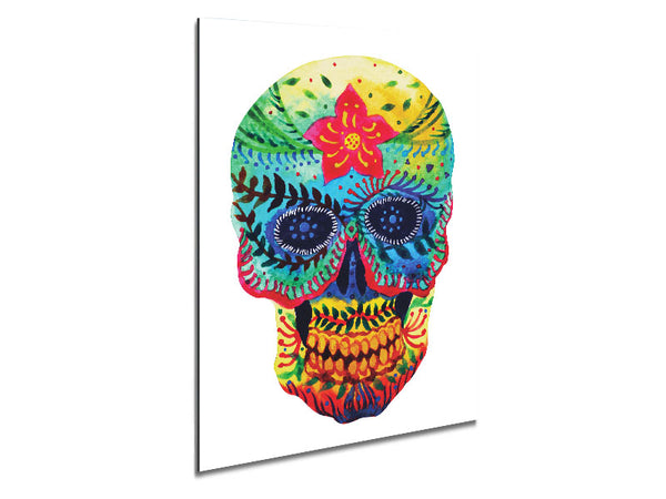 Mexican Skull 1 Metal Print