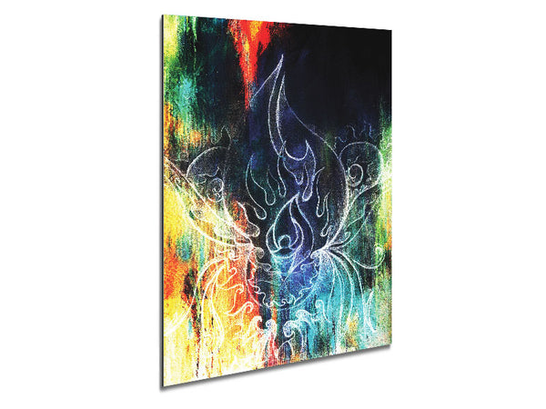 Rising Metal Print