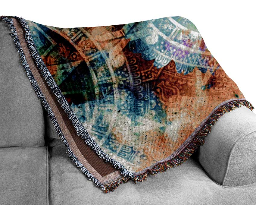 Eye Of Times Woven Blanket