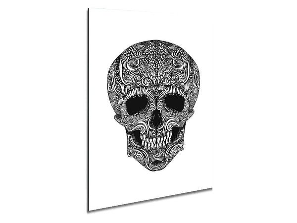 Mexican Skull 2 Metal Print