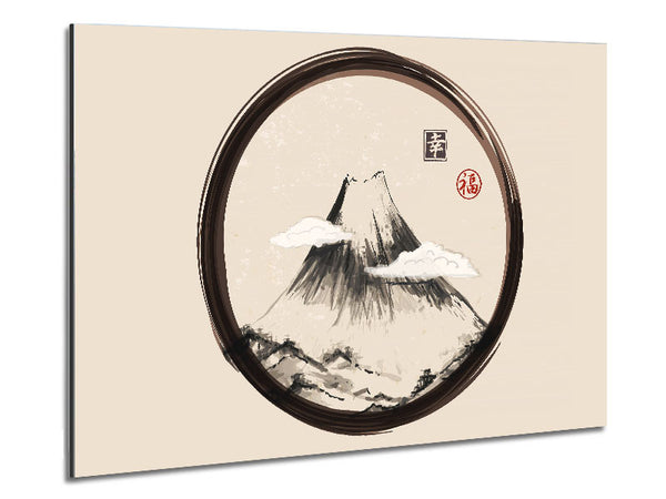 East Asian Mountain 1 Metal Print