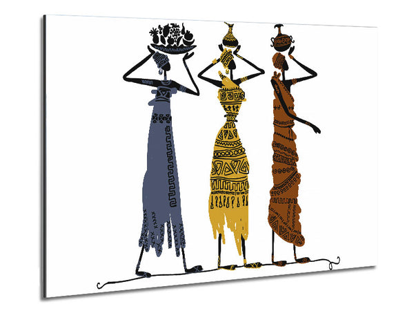 African Tribal Art 29 Metal Print