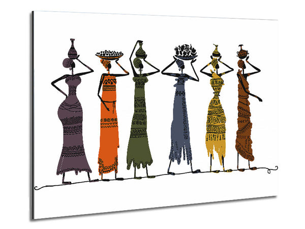 African Tribal Art 23 Metal Print