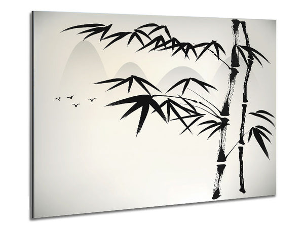 Chinese Bamboo 1 Metal Print