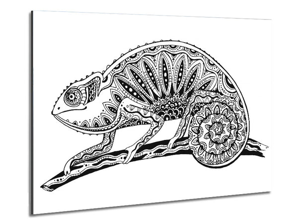 Mexican Lizard Metal Print
