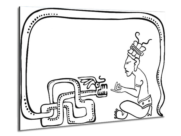 Mayan Art 4 Metal Print