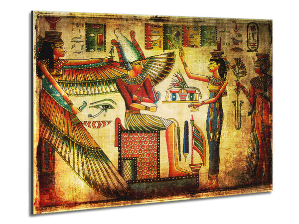 Egyptian King And Queen 2 Metal Print