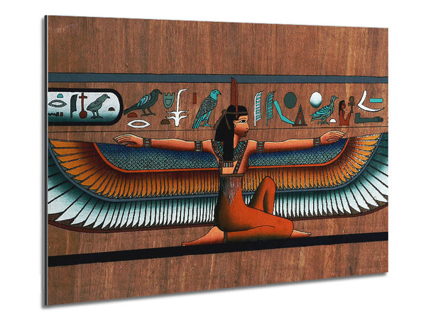 Egyptian Wings 1 Metal Print