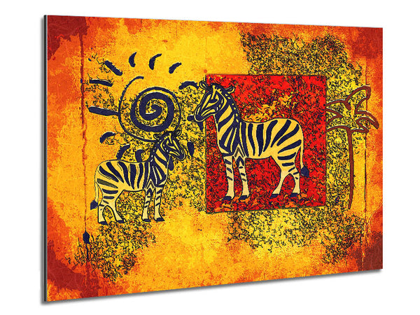 African Tribal Art 11 Metal Print