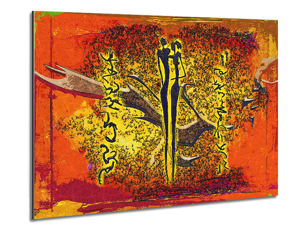 African Tribal Art 24 Metal Print