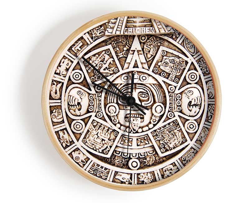 Mayan Sun 2 Clock - Wallart-Direct UK