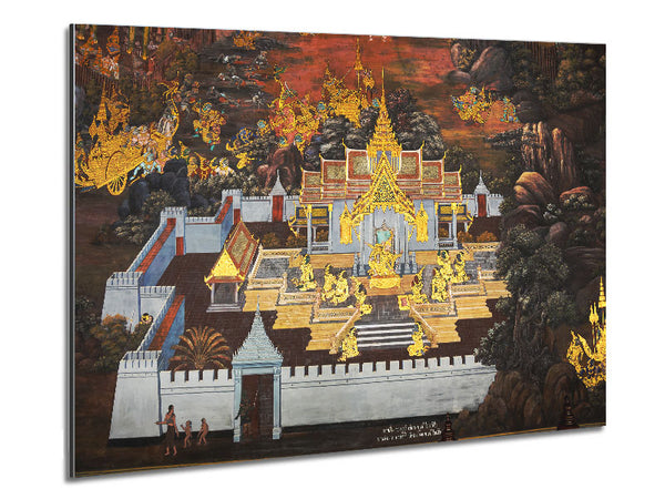 Indian Temple Metal Print