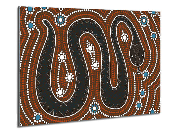 Aboriginal Pattern 6 Metal Print