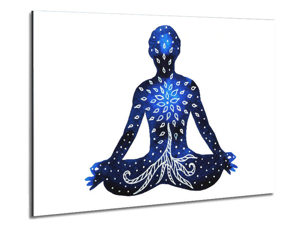 Meditation Root Of The Tree Metal Print