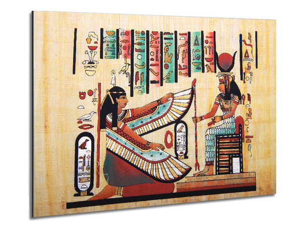 Egyptian Offering To The Queen Metal Print