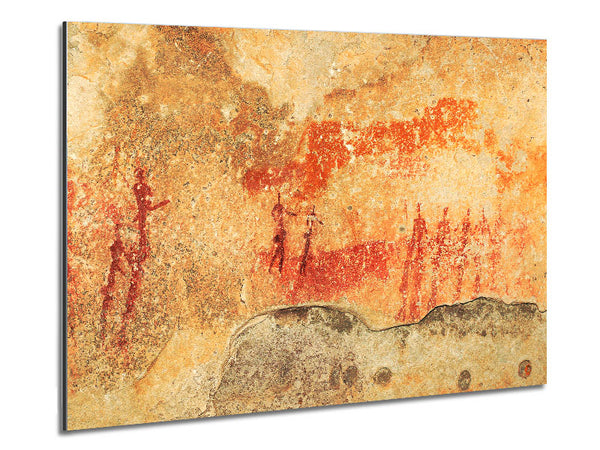 Primitive Cave Art 2 Metal Print
