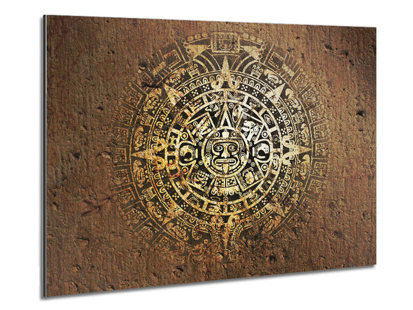 Mayan Sun 1 Metal Print