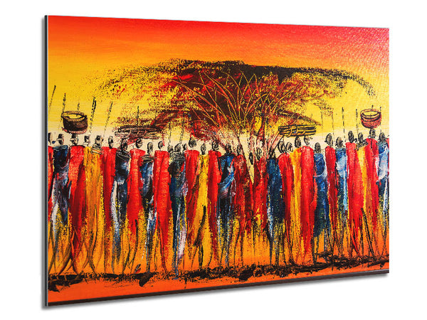 African Tribal Art 15 Metal Print