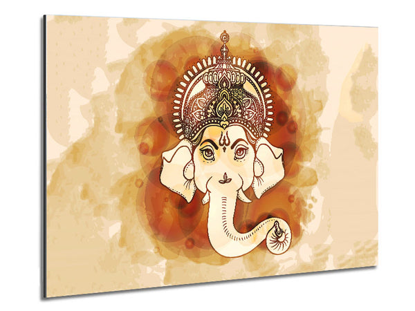 Hindu God Ganesha 6 Metal Print
