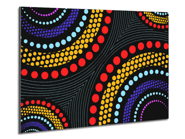 Aboriginal Pattern 11 Metal Print