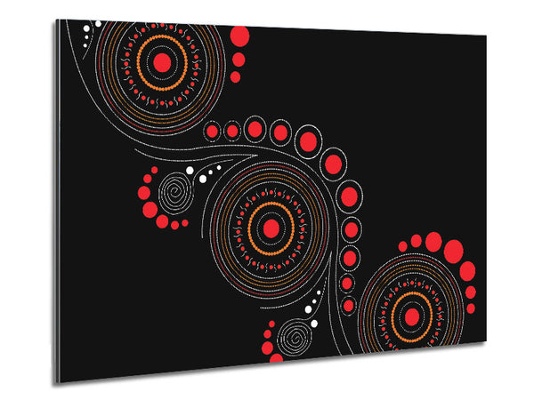 Aboriginal Pattern 12 Metal Print