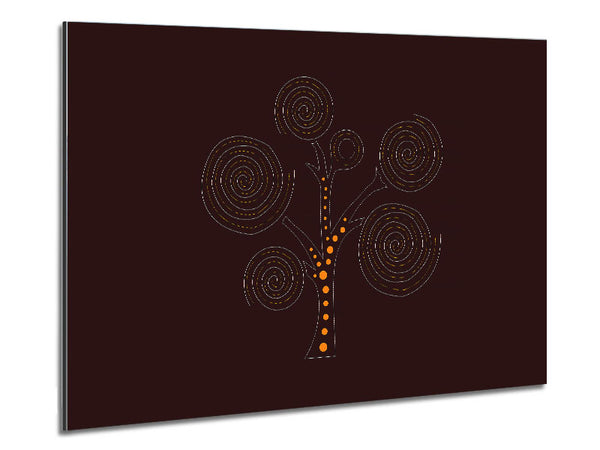 Aboriginal Tree 3 Metal Print