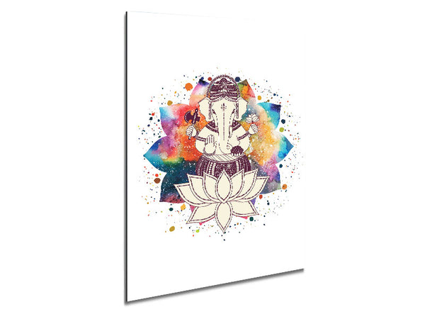 Hindu God Ganesha 3 Metal Print