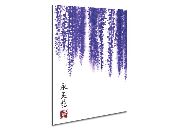 Chinese Purple Blossom Metal Print