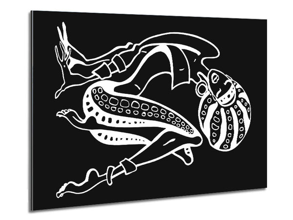 African Tribal Art 17 Metal Print