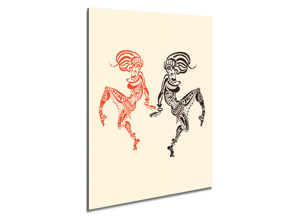 African Tribal Art 20 Metal Print