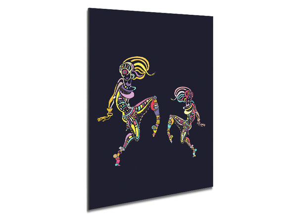 African Tribal Art 21 Metal Print