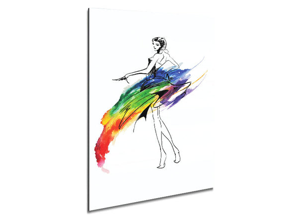 Designer Colour 1 Metal Print