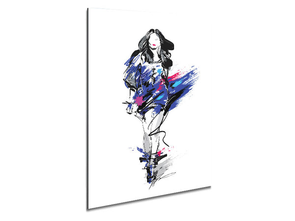 Runway Blues Metal Print