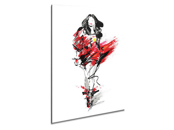 Runway Reds Metal Print