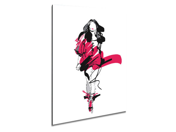 Runway Pinks Metal Print