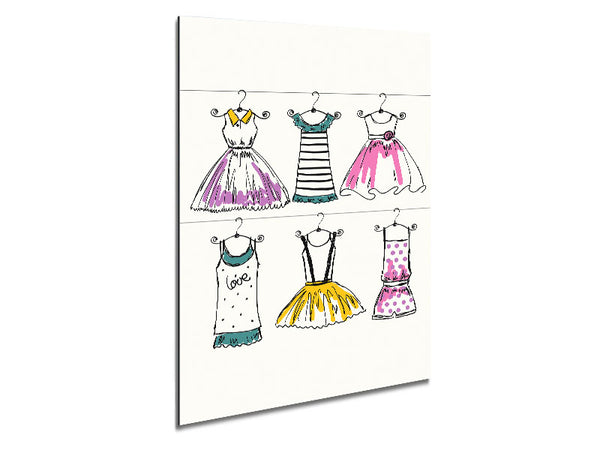 What Too Wear Metal Print