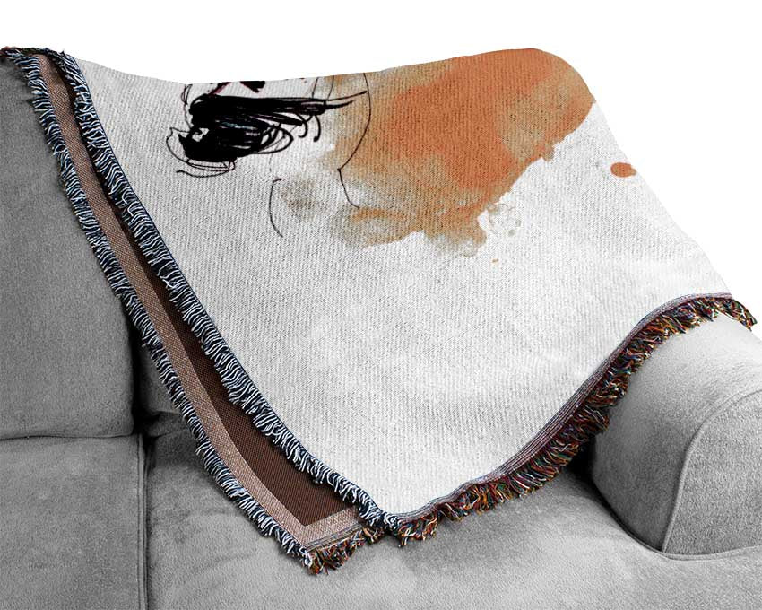 Making A Statment Woven Blanket
