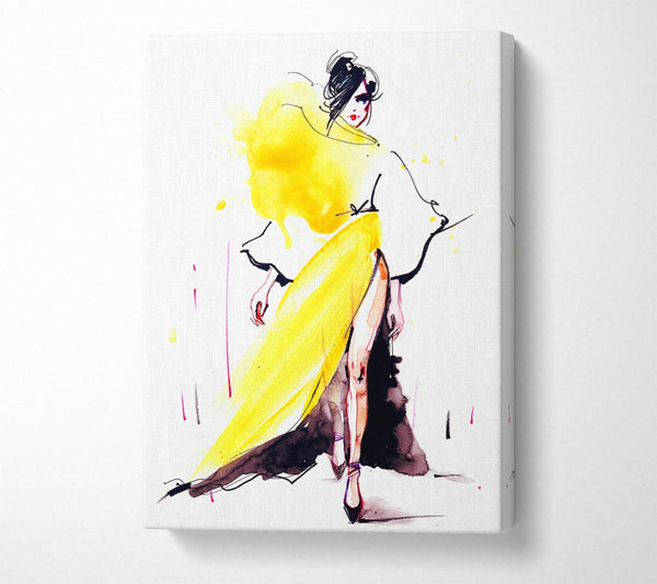  A Canvas Print of Making A Statment Canvas Wall Art
