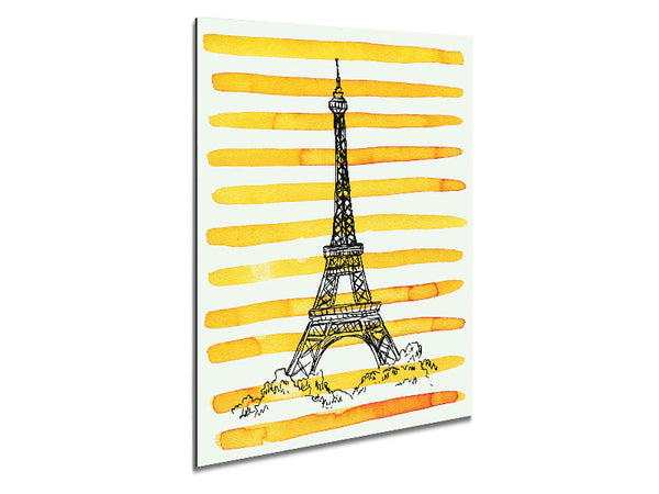 Paris The Capital Of Style Metal Print