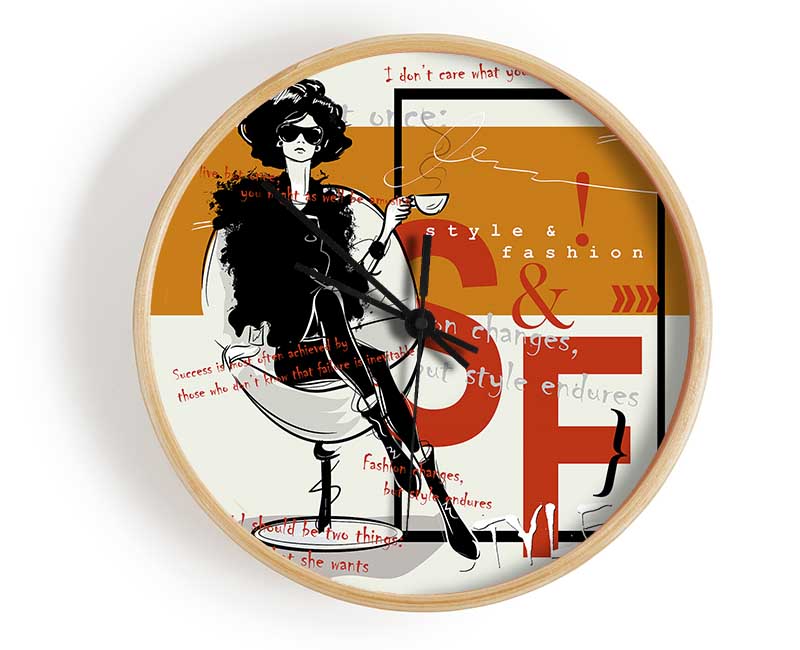 I Don't Care Clock - Wallart-Direct UK