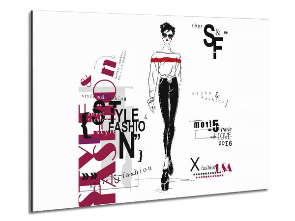Trend Metal Print