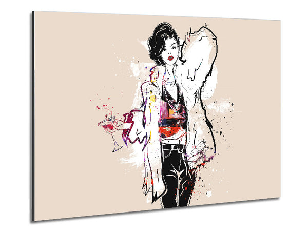 Style Splash Metal Print