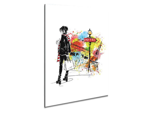 Paris Streets 1 Metal Print