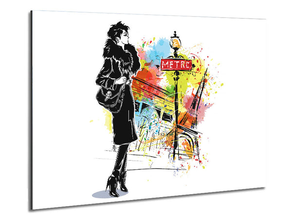 Paris Streets 2 Metal Print