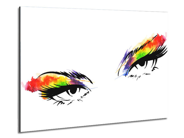 Eyes Is Where You Start Metal Print