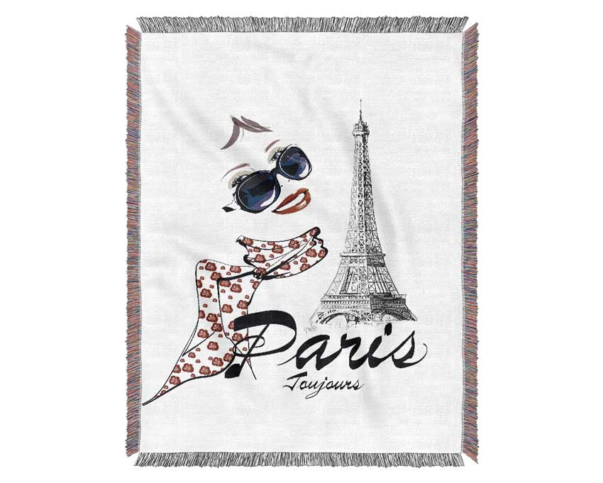 Paris Style Woven Blanket