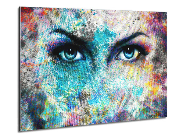 Its All In The Eyes Metal Print