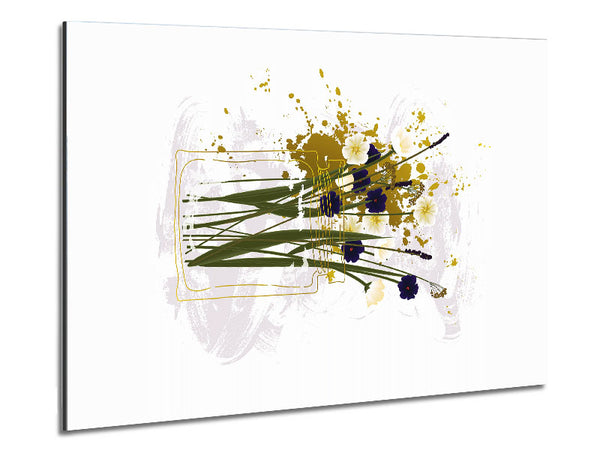 Vase Absract Metal Print