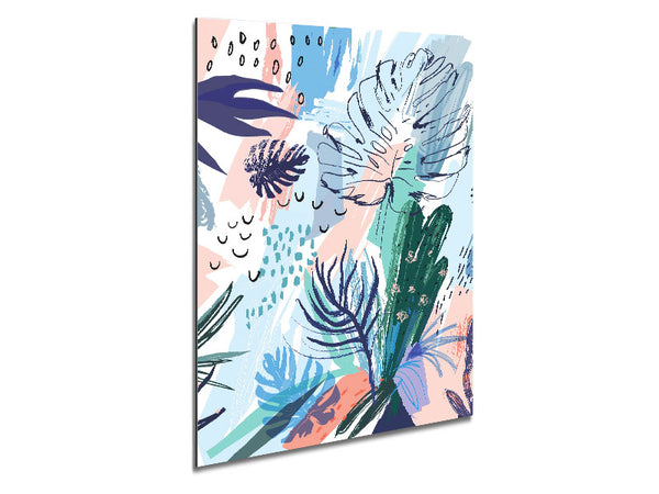Jungle Abstract Metal Print