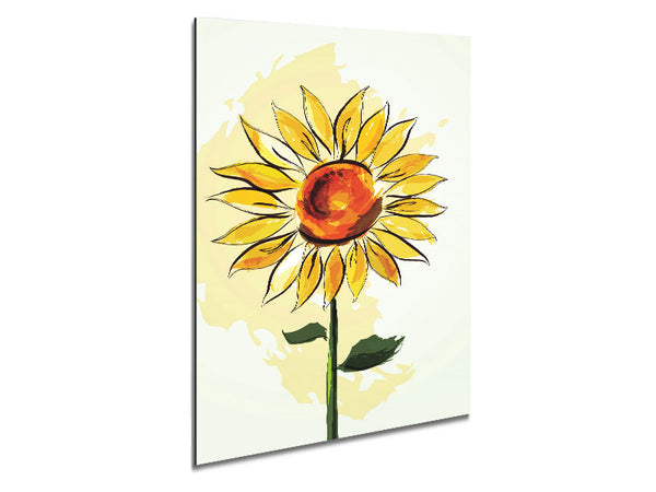 Sunflower Beauty Metal Print